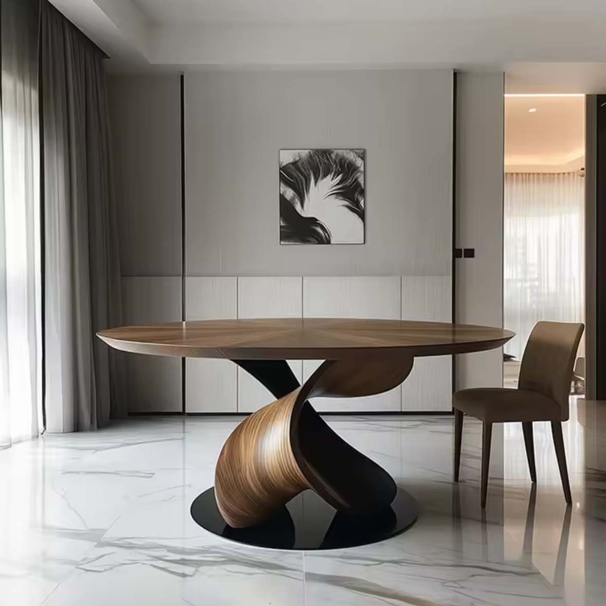 Ongrijpbare eettafel