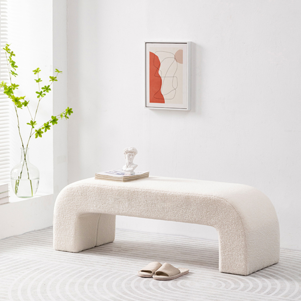 boucle-bench-chair-modern