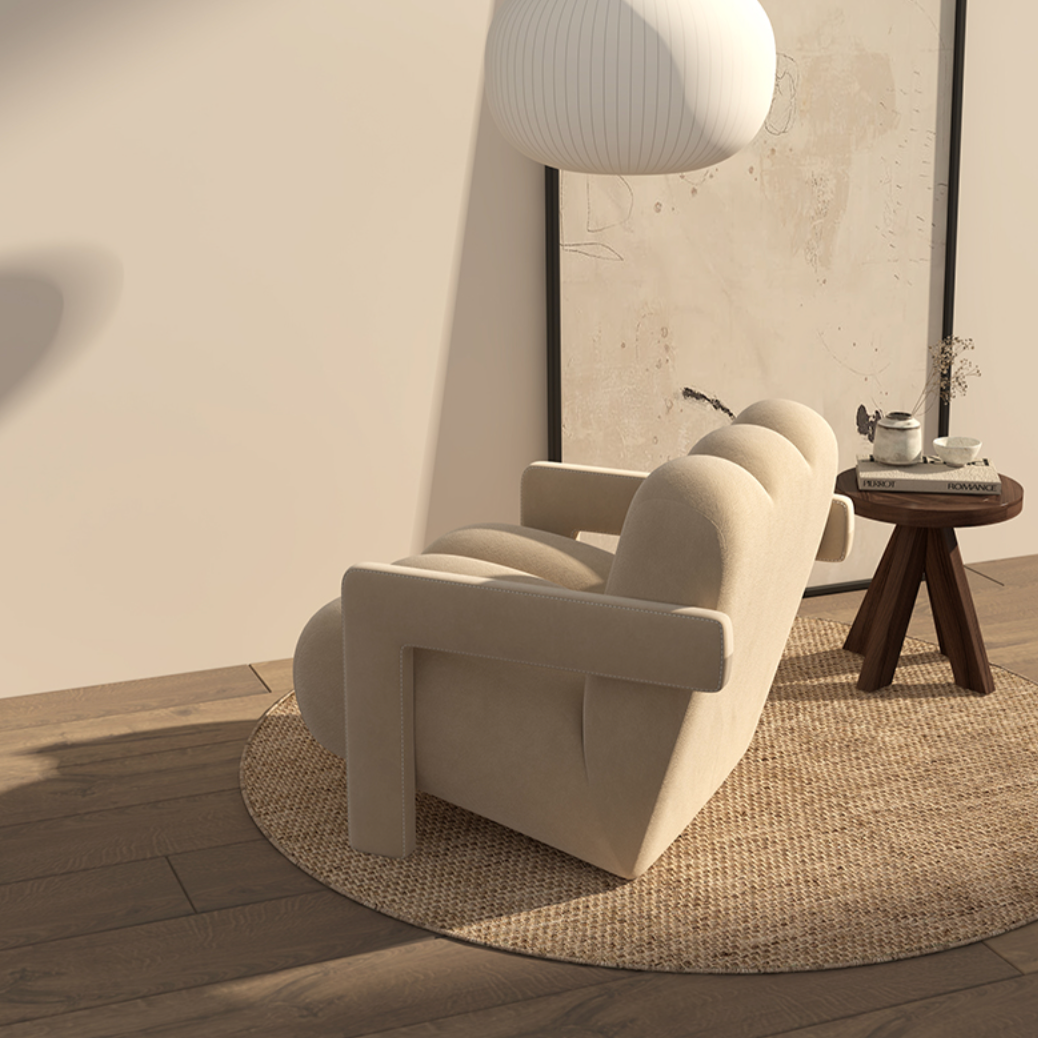 large designer armchair