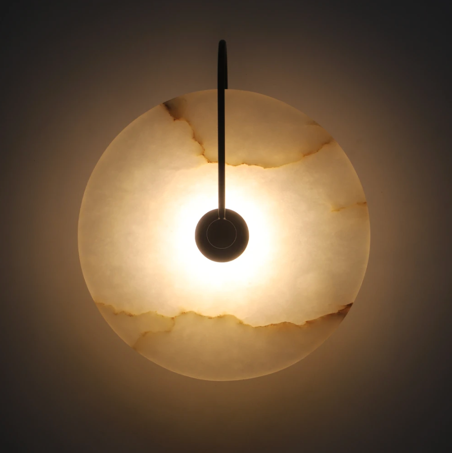 Natural Marble Wall Light