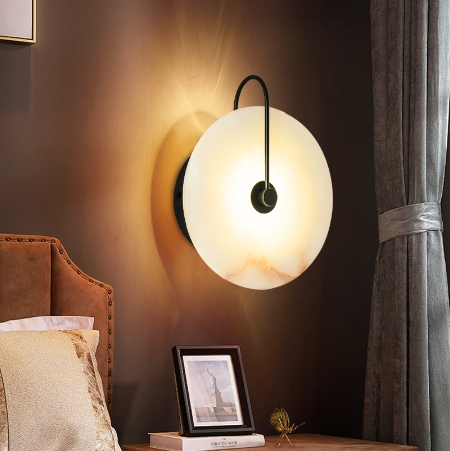 Natural Marble Wall Light