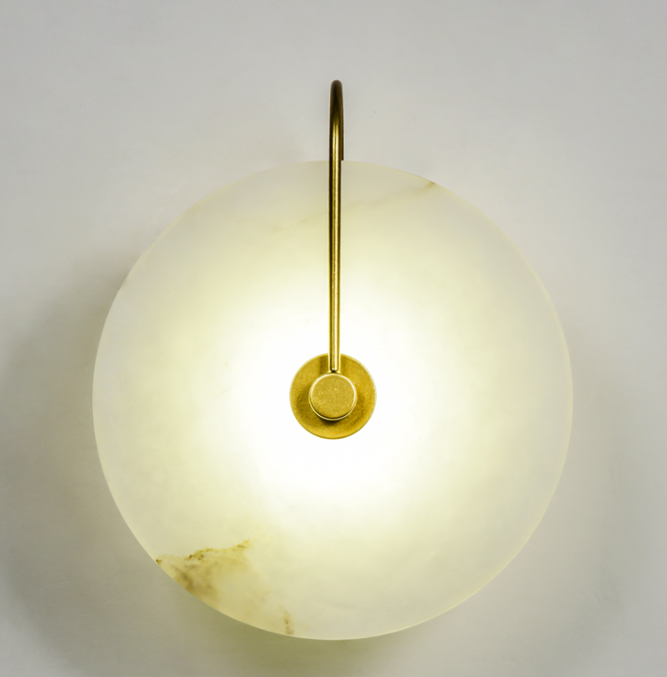 Natural Marble Wall Light