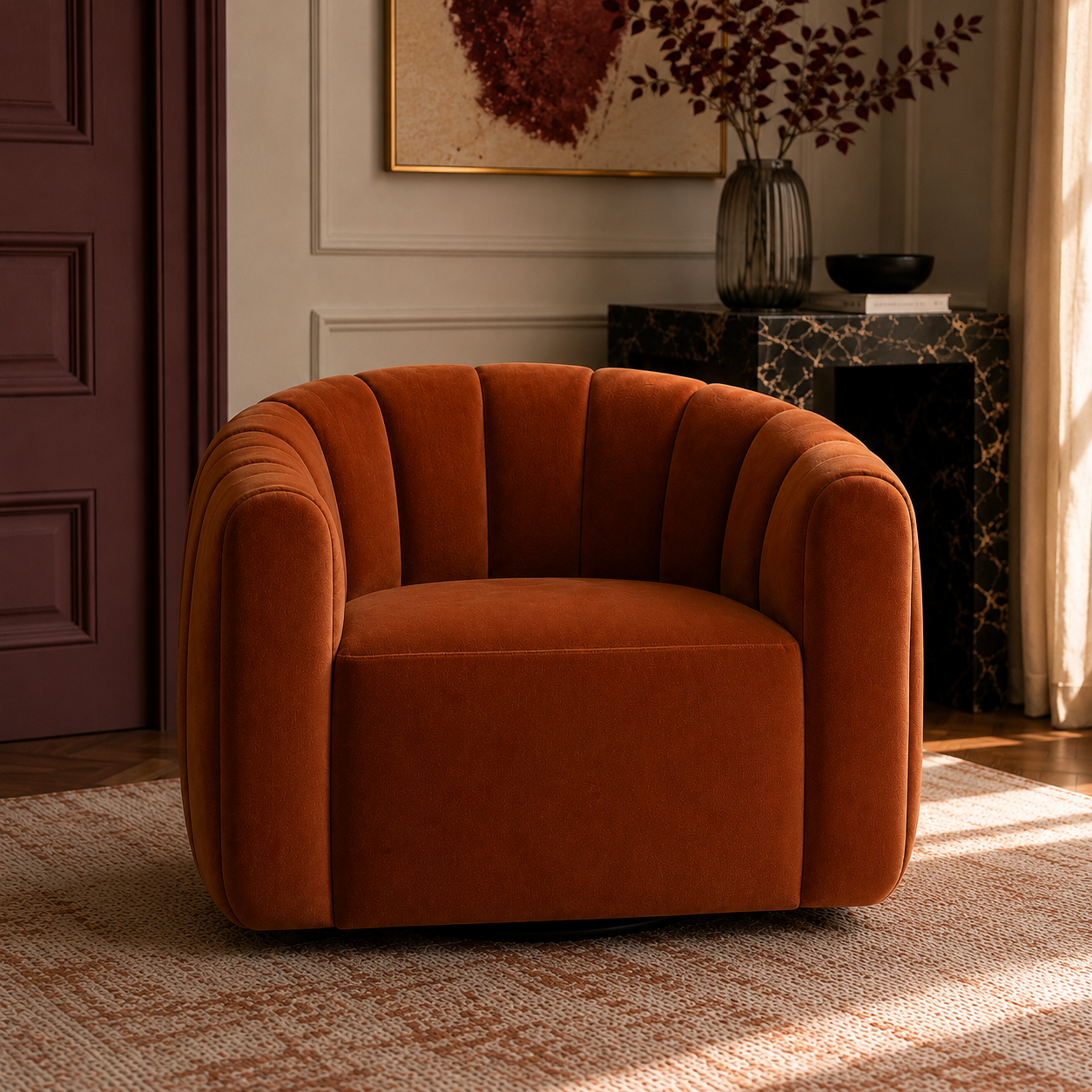 Monroe Swivel Armchair