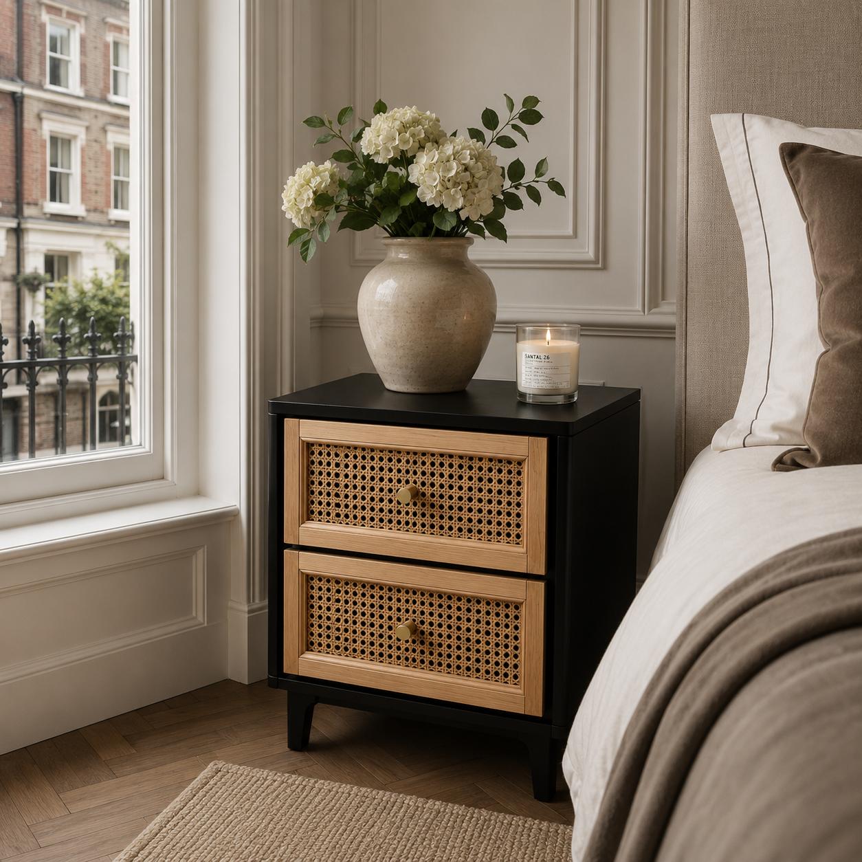 drewe bed side table elite home decor modern bedroom furniture