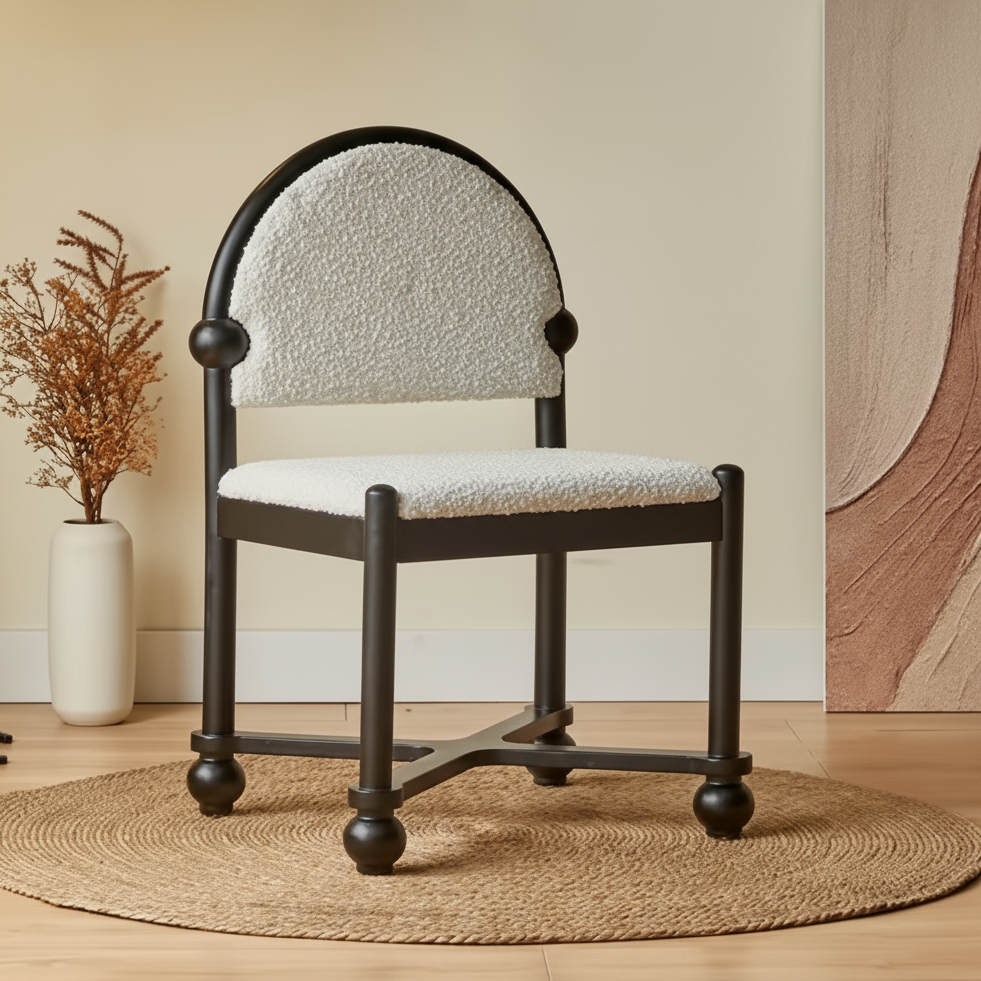 Berkeley Chair | Modern Bouclé Dining Chair | Elite Home Decor ...