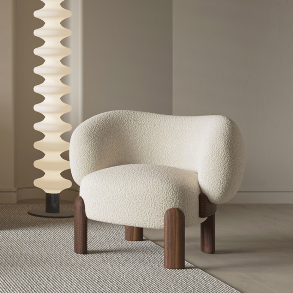 MODERN-cream-wooden-armchair