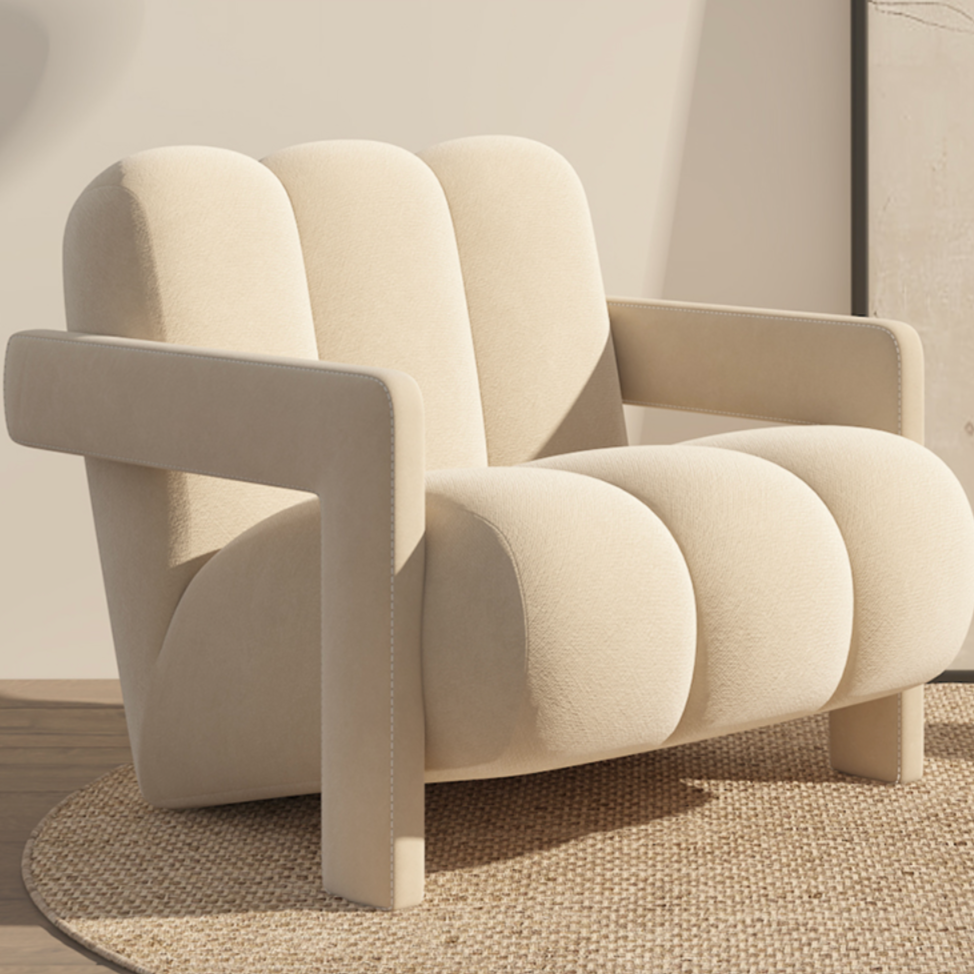 large designer armchair
