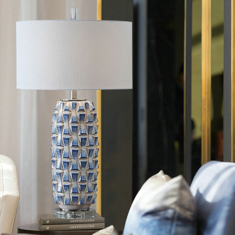 roka modern ceramic table lamp luxury lighting elite home decor 